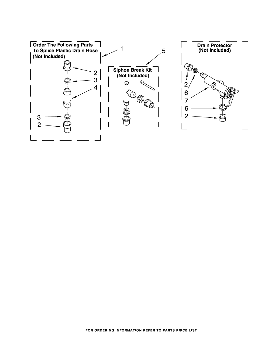 Water system, Water system parts | Whirlpool LSN2000LW0 User Manual | Page 13 / 14
