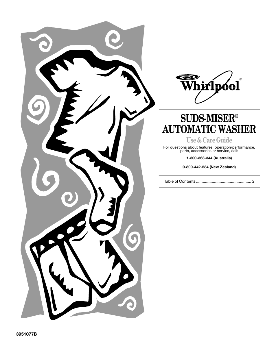 Whirlpool SUDS-MISER 6ALSS5233JQ0 User Manual | 12 pages