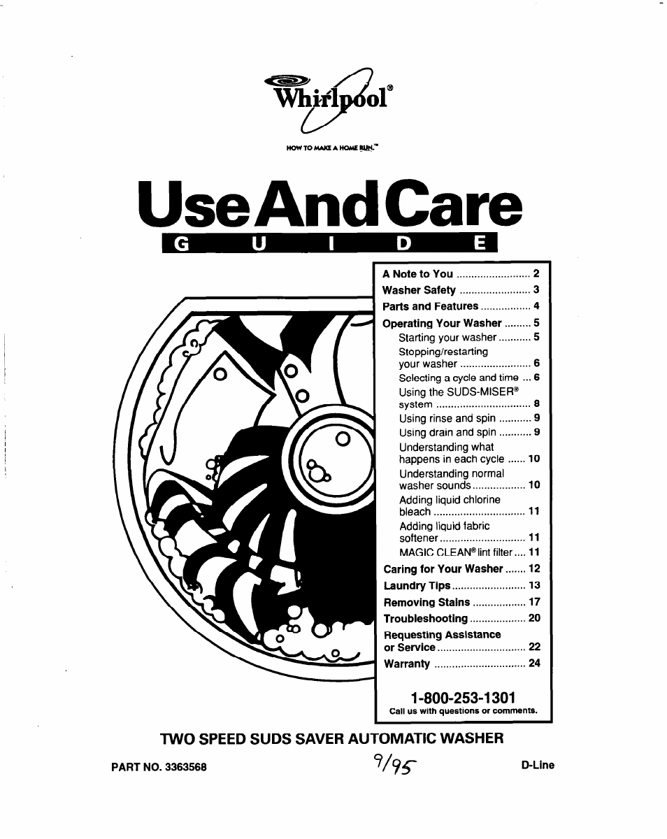 Whirlpool LSS7233DQ0 User Manual | 23 pages