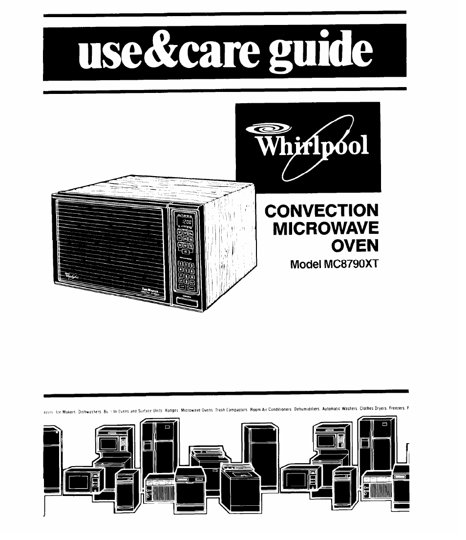 Whirlpool MCB790XT User Manual | 36 pages