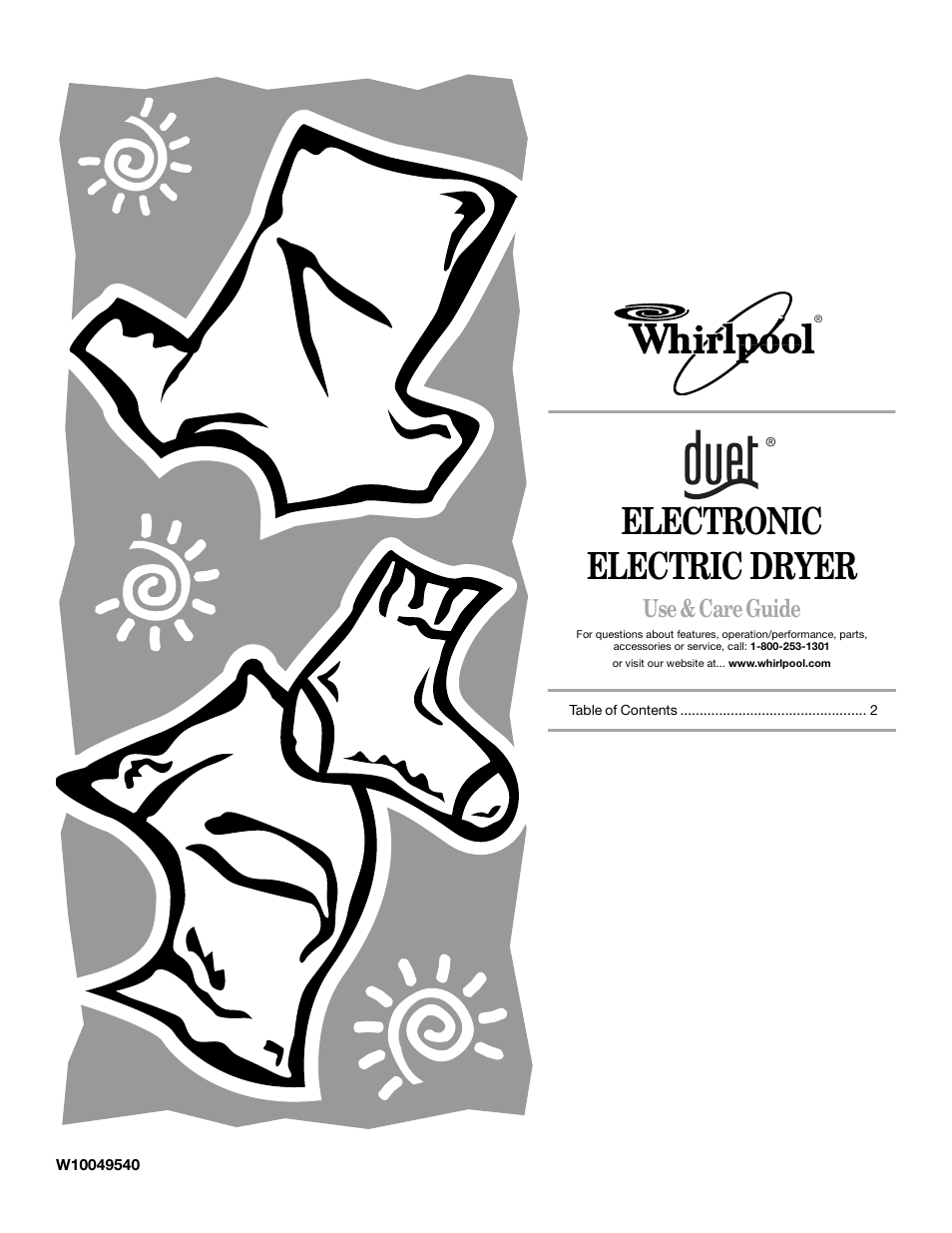 Whirlpool Duet W10049540 User Manual | 28 pages