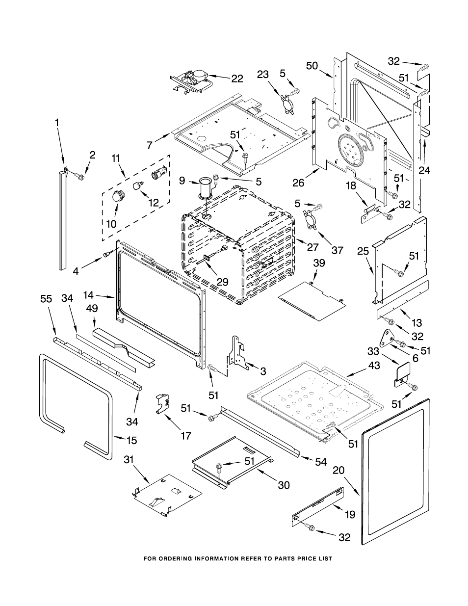 Oven, Oven parts | Whirlpool GW395LEPQ04 User Manual | Page 3 / 10