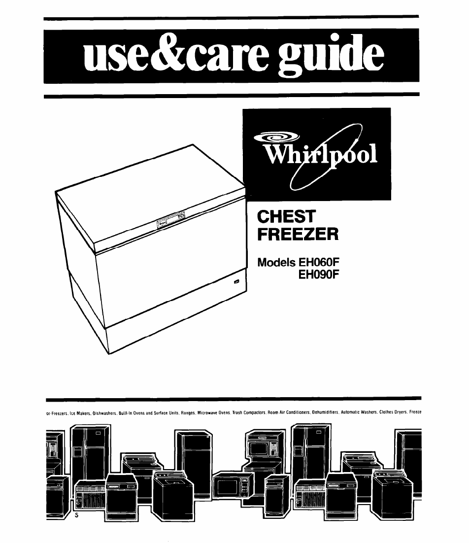 Whirlpool EH090F User Manual | 12 pages