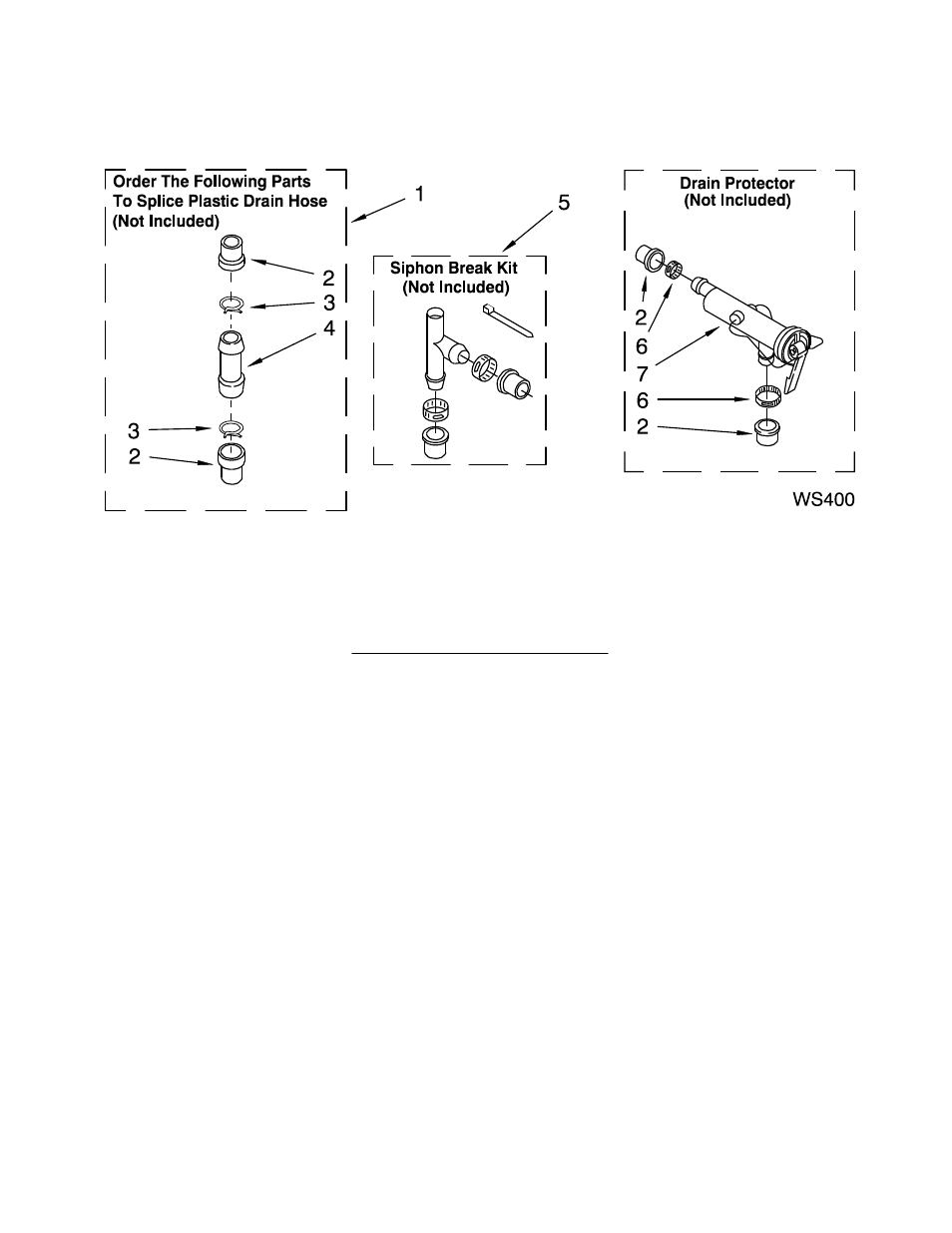 Water system, Water system parts | Whirlpool LCE4332PQ0 User Manual | Page 8 / 10