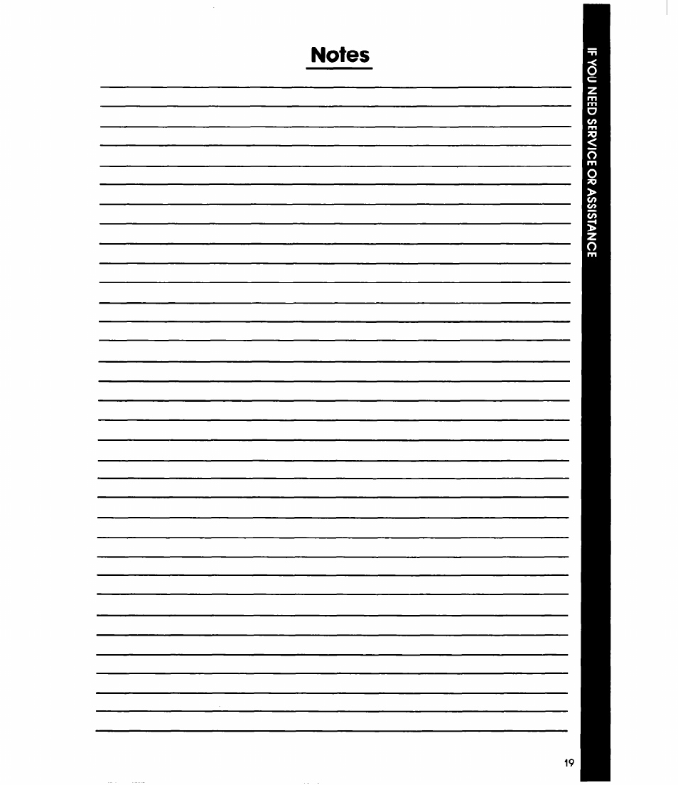 Whirlpool ED25SMIII User Manual | Page 19 / 20