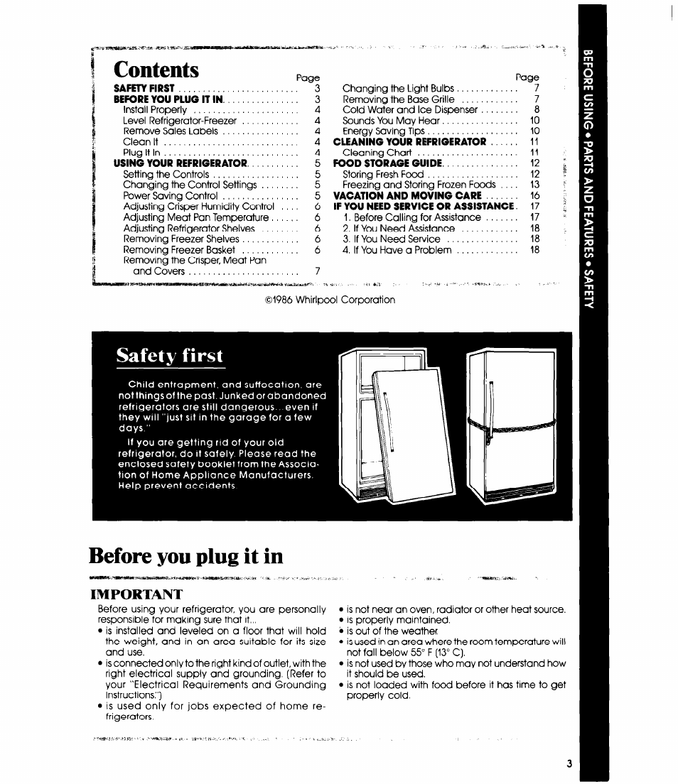 Whirlpool ED25SMIII User Manual | Page 3 / 20