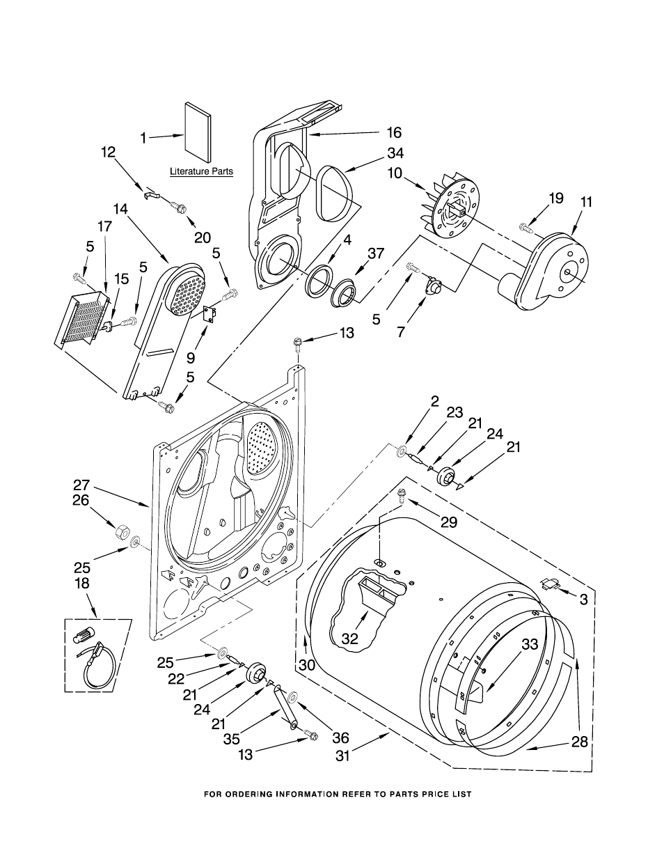 Bulkhead, Bulkhead parts | Whirlpool CEM2940TQ0 User Manual | Page 2 / 8