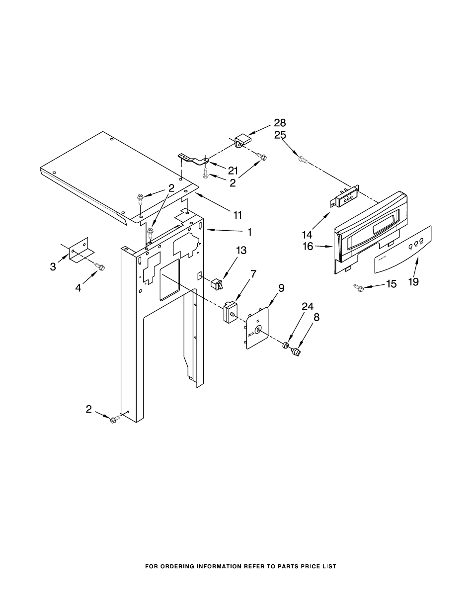 Panel and control, Panel and control parts | Whirlpool GX900QPPT1 User Manual | Page 3 / 8