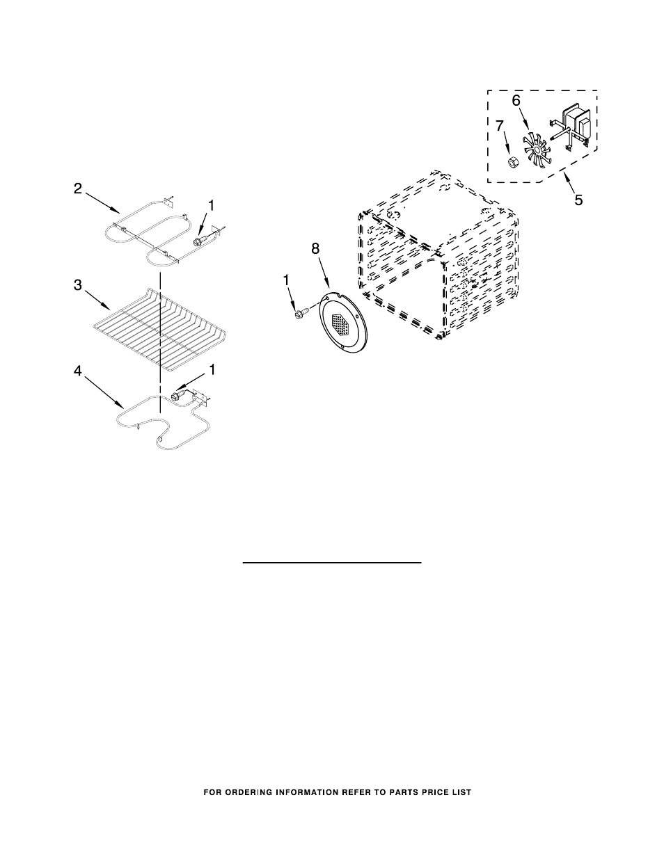Internal oven, Internal oven parts | Whirlpool GBD277PRS02 User Manual | Page 5 / 7