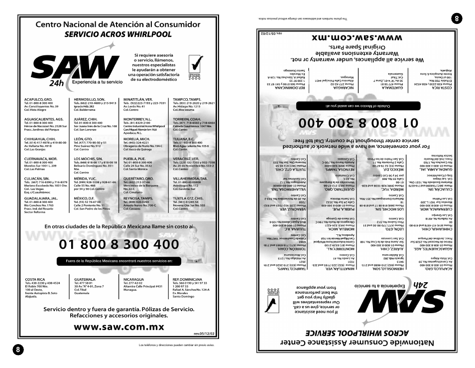 Whirlpool ACE3200 User Manual | Page 8 / 15