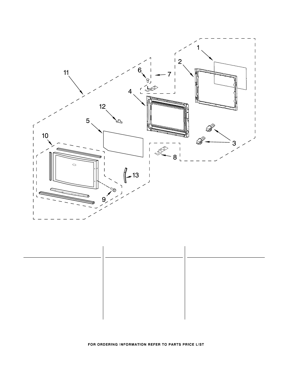 Door, Door parts | Whirlpool GH6177XPT1 User Manual | Page 2 / 7