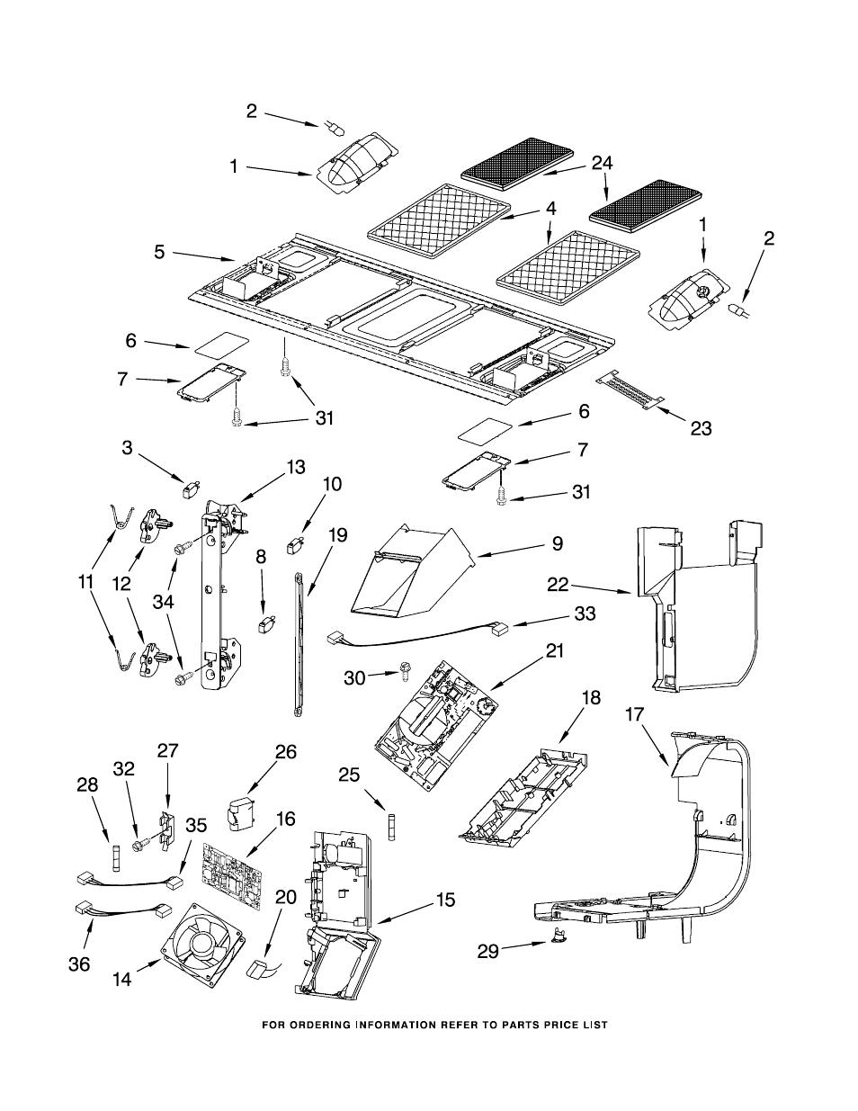 Interior and ventilation, Interior and ventilation parts | Whirlpool GH6177XPT1 User Manual | Page 3 / 7