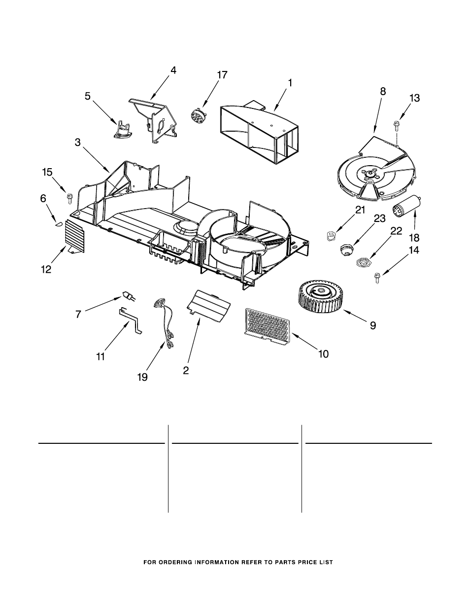 Air flow, Air flow parts | Whirlpool GH6177XPT1 User Manual | Page 5 / 7