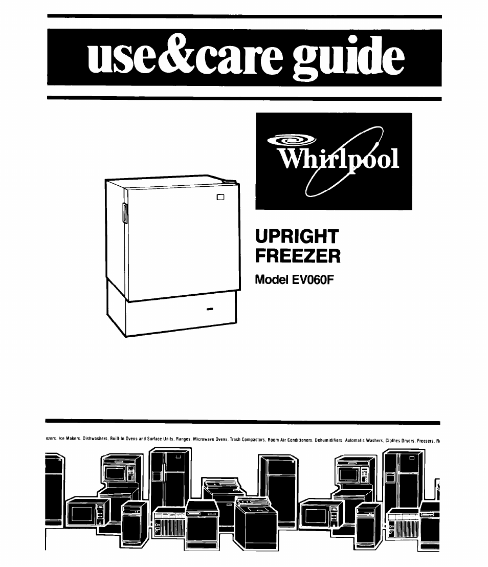 Whirlpool EV0G0F User Manual | 12 pages