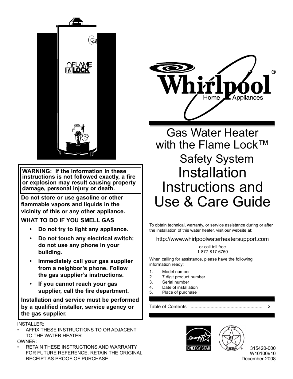 Whirlpool SG1J4040T3NOV 7K User Manual | 32 pages