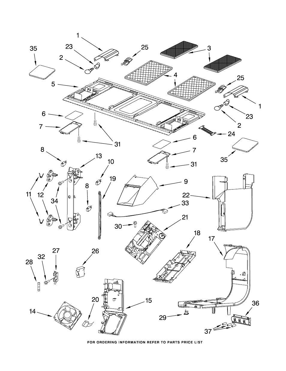 Interior and ventilation, Interior and ventilation parts | Whirlpool GH5184XPT4 User Manual | Page 3 / 7