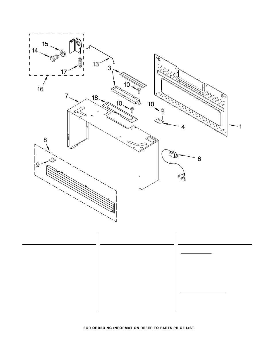 Cabinet and installation, Cabinet and installation parts | Whirlpool GH4155XPQ0 User Manual | Page 7 / 7