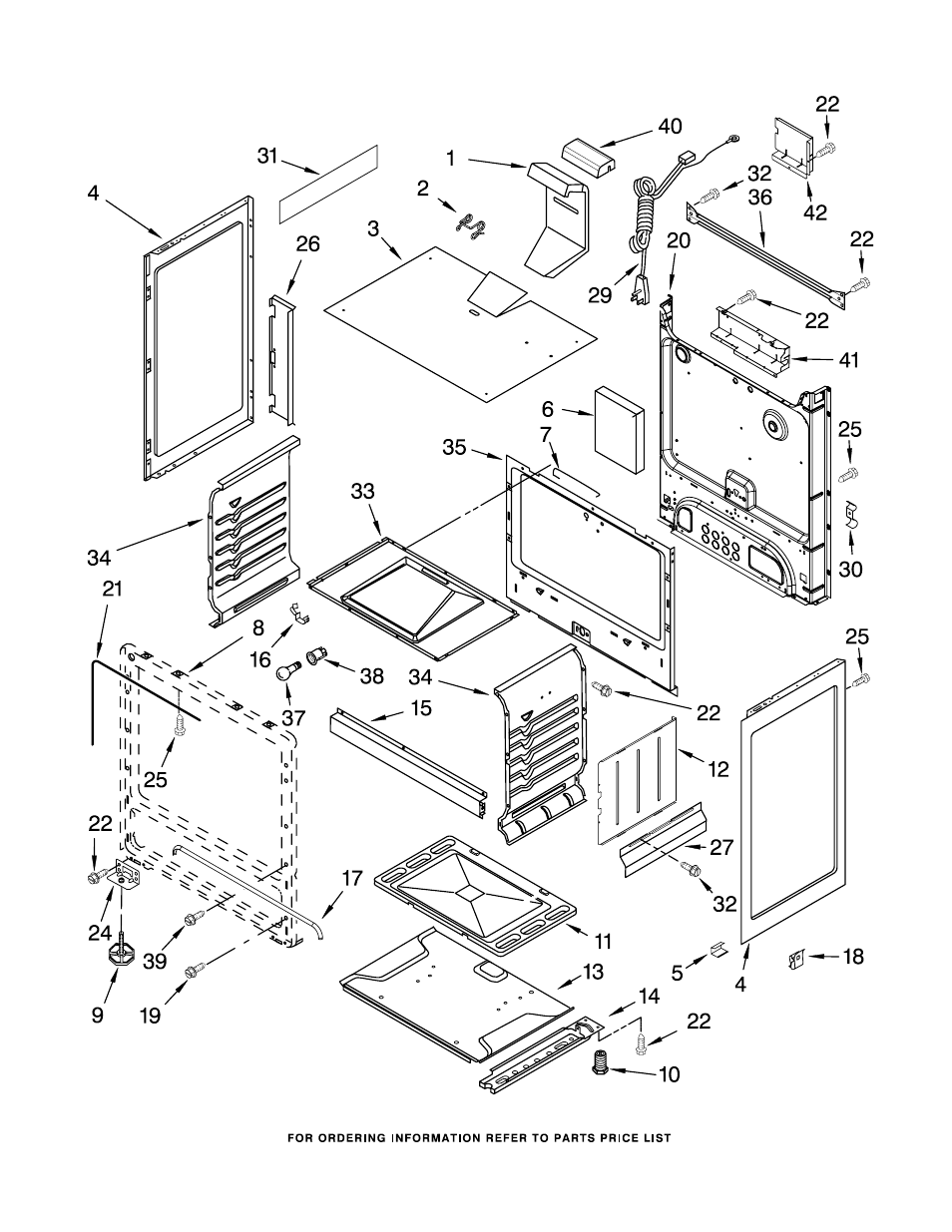 Chassis, Chassis parts | Whirlpool SF111PXSQ2 User Manual | Page 5 / 9
