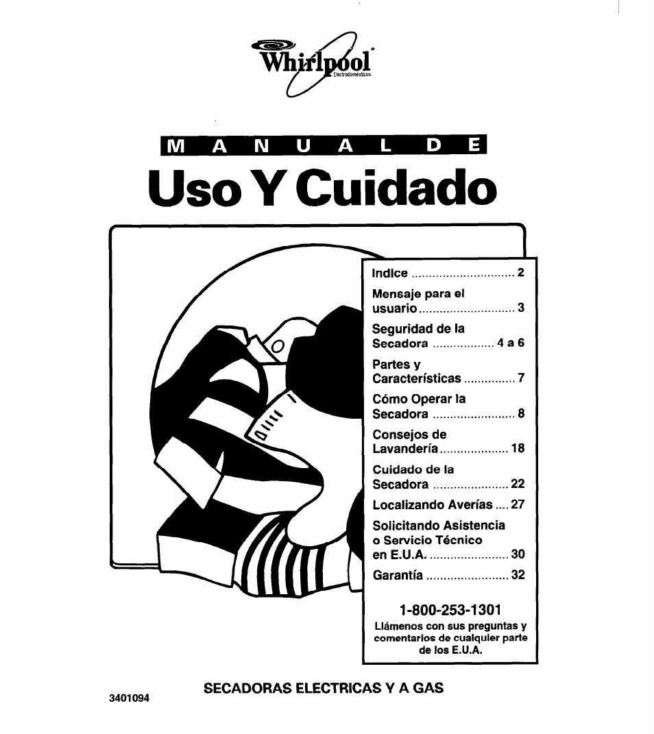 Uso y cuidado, Aivhmdool | Whirlpool 340 1094 User Manual | Page 26 / 56