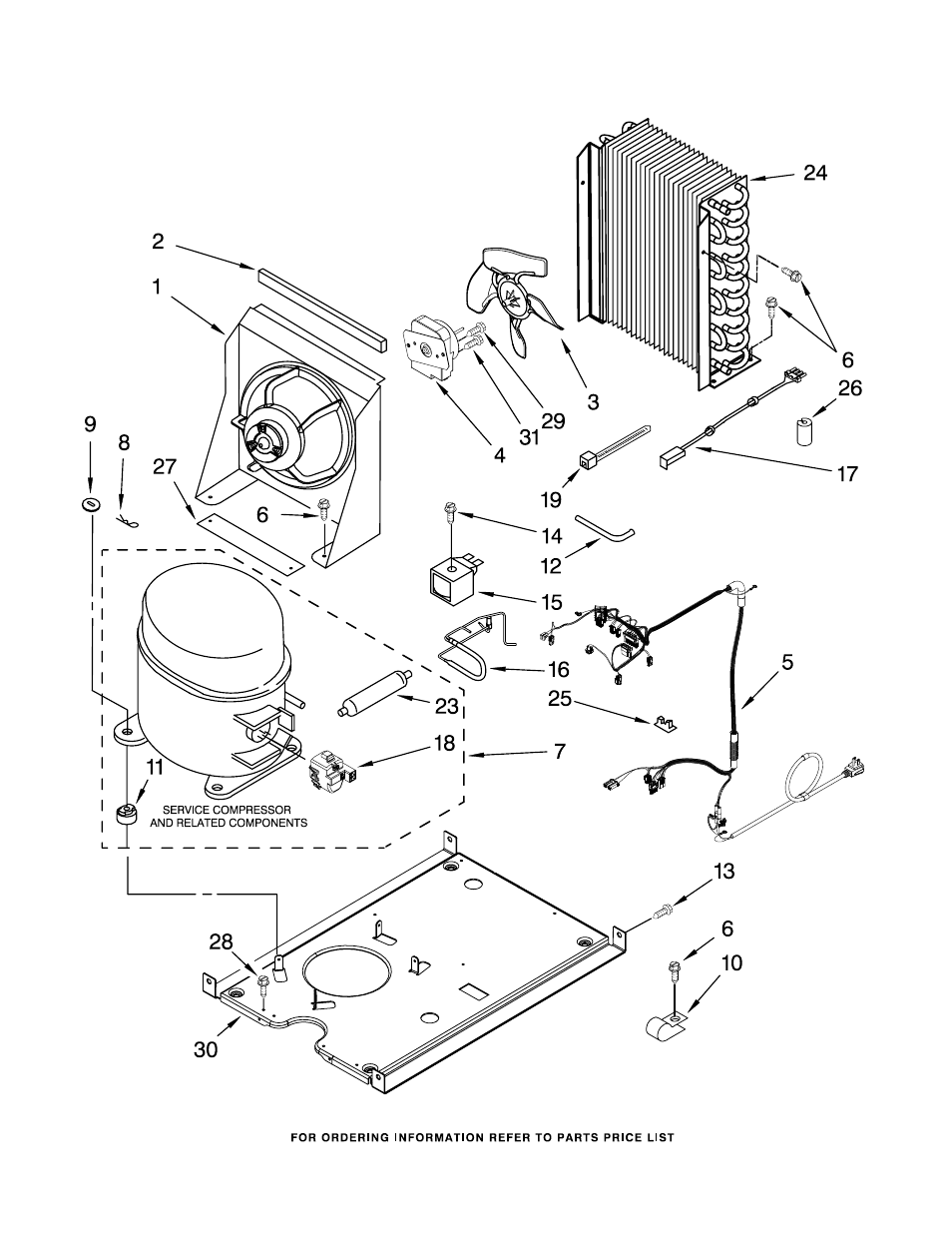 Unit, Unit parts | Whirlpool GI15NDXTS1 User Manual | Page 7 / 9