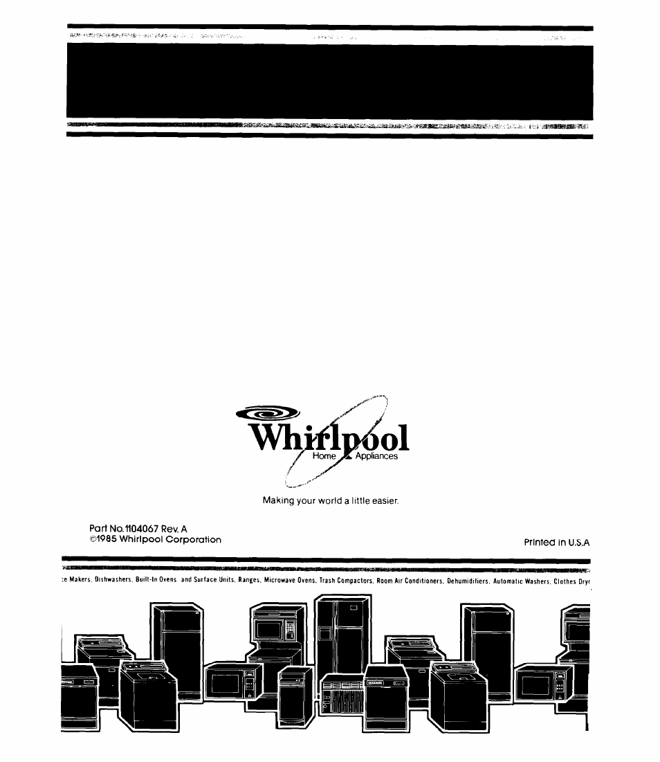 Whirlpool EV130E User Manual | Page 12 / 12
