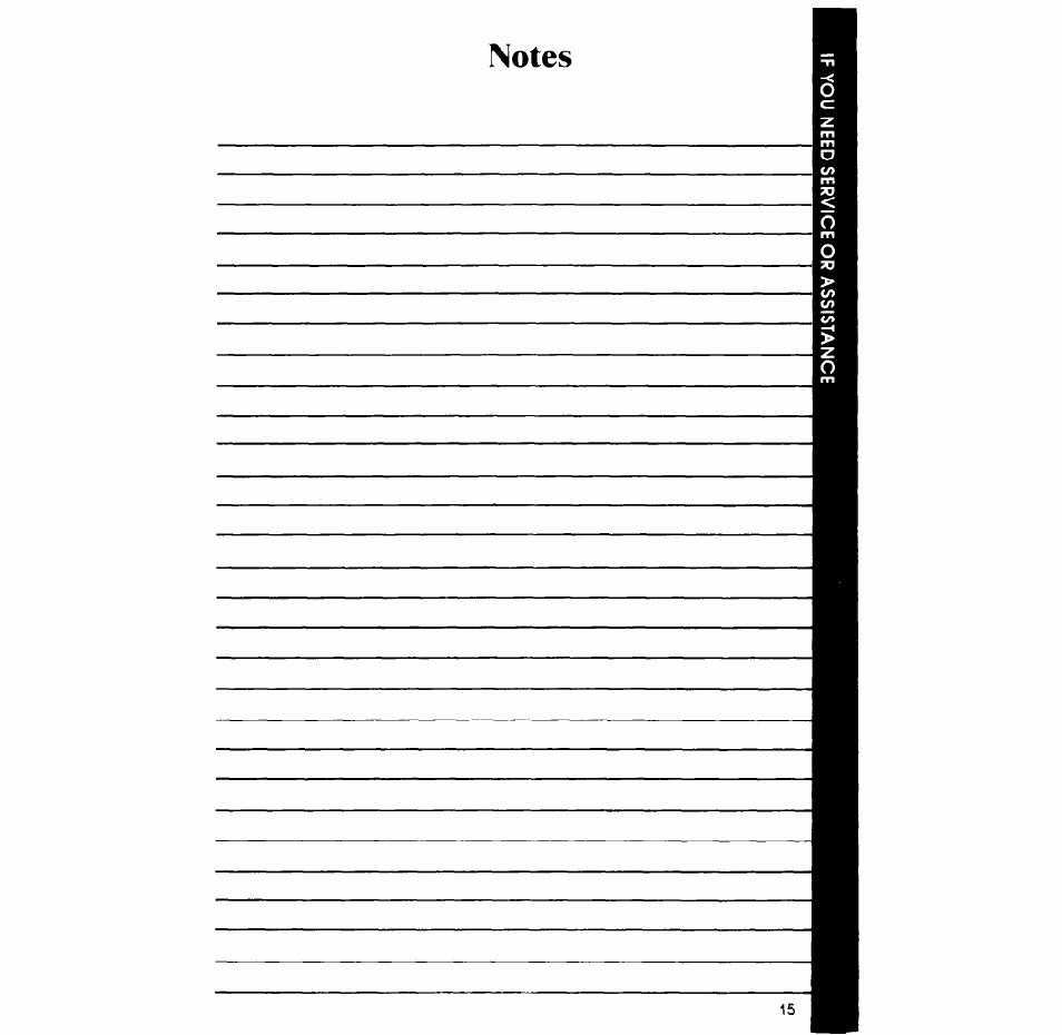 Whirlpool LA5311XP User Manual | Page 15 / 16