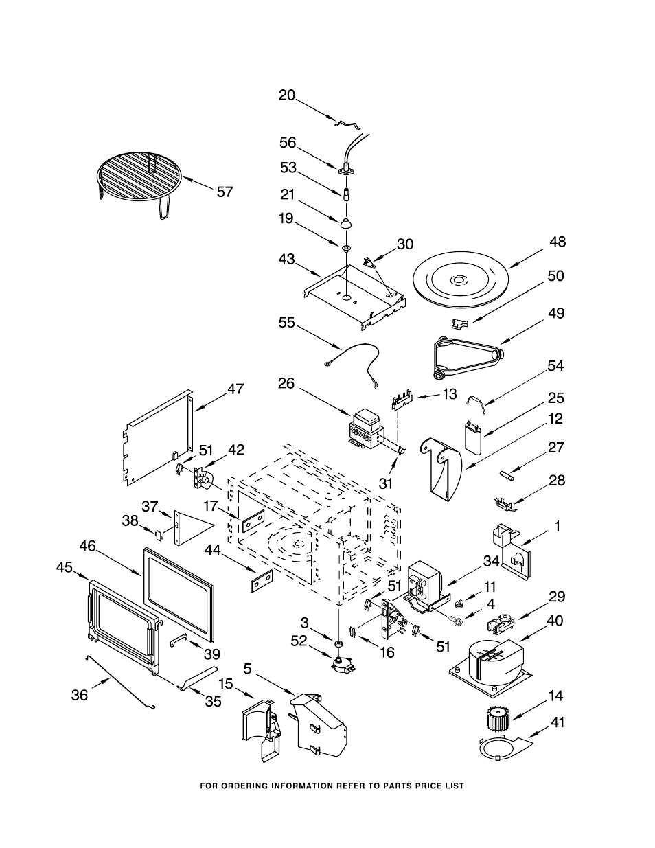 Cabinet and stirrer parts | Whirlpool GSC308PRQ01 User Manual | Page 7 / 12