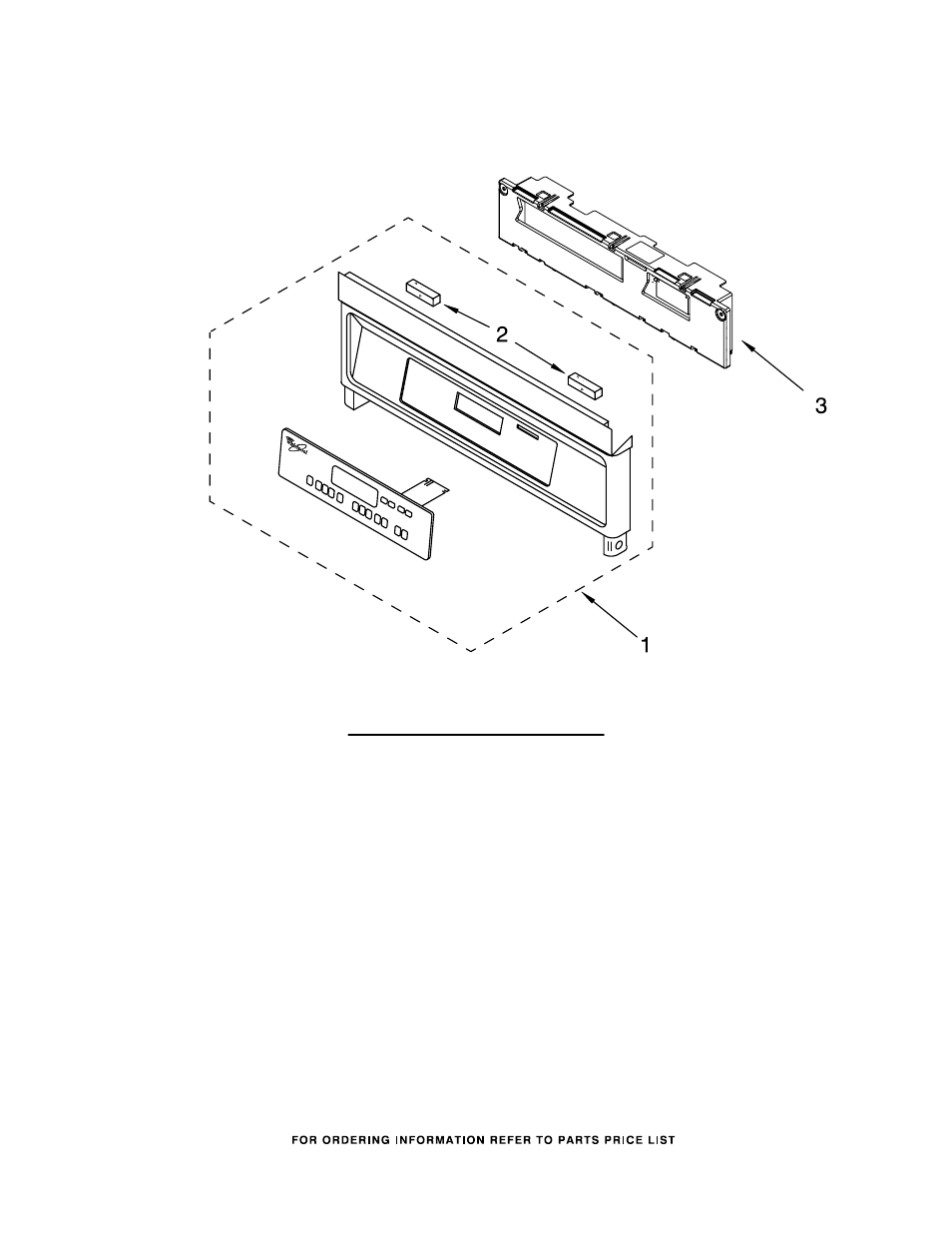 Control panel, Control panel parts | Whirlpool RS675PXGT14 User Manual | Page 2 / 8