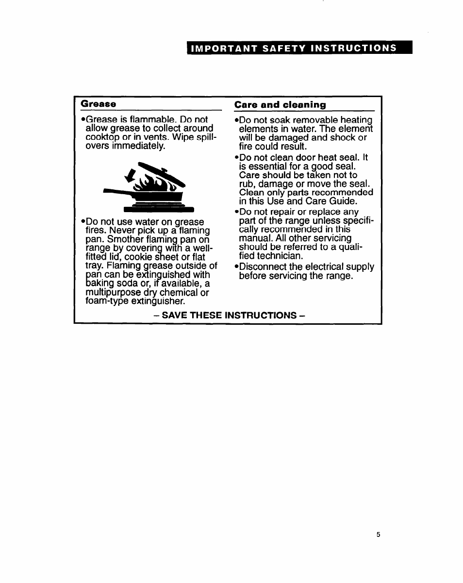 Whirlpool FEP330Y User Manual | Page 5 / 28