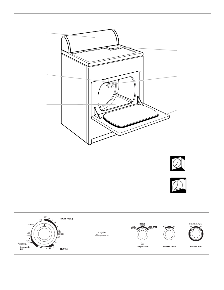 Parts and features | Whirlpool 8528324 User Manual | Page 5 / 16