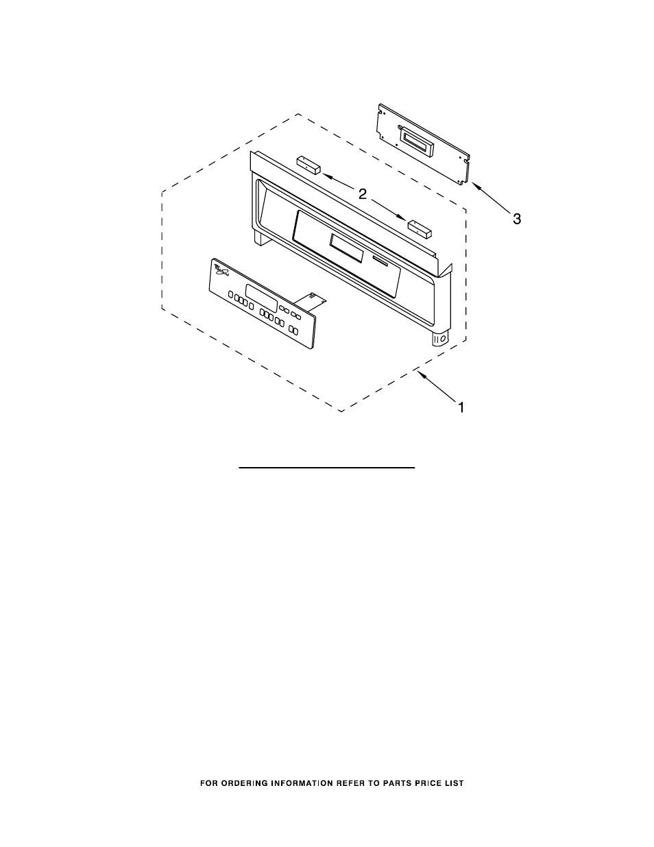 Control panel, Control panel parts | Whirlpool RS675PXGQ9 User Manual | Page 2 / 8
