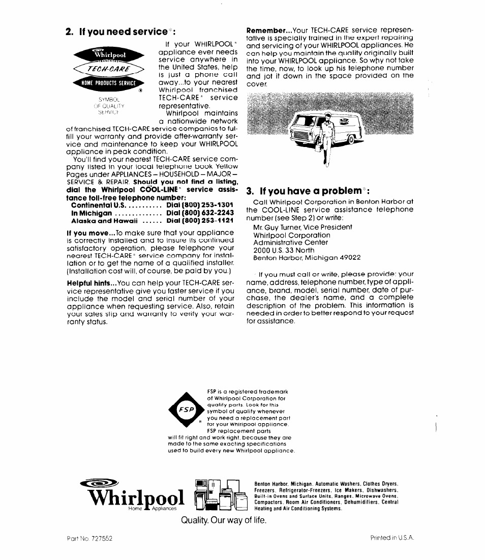 Whirlpool | Whirlpool EH060FXK User Manual | Page 8 / 8