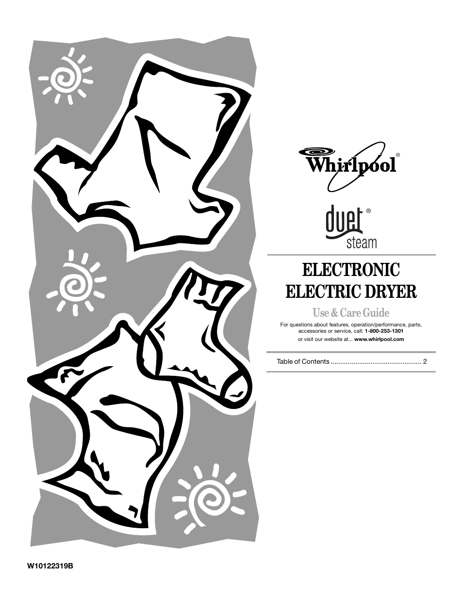 Whirlpool Duet WED9500T User Manual | 28 pages