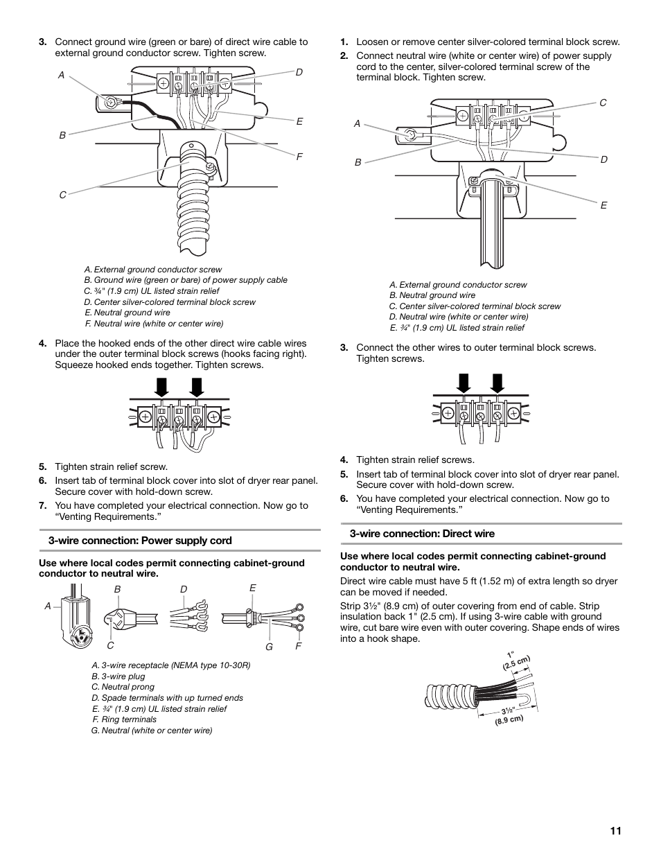 Whirlpool Duet WED9500T User Manual | Page 11 / 28