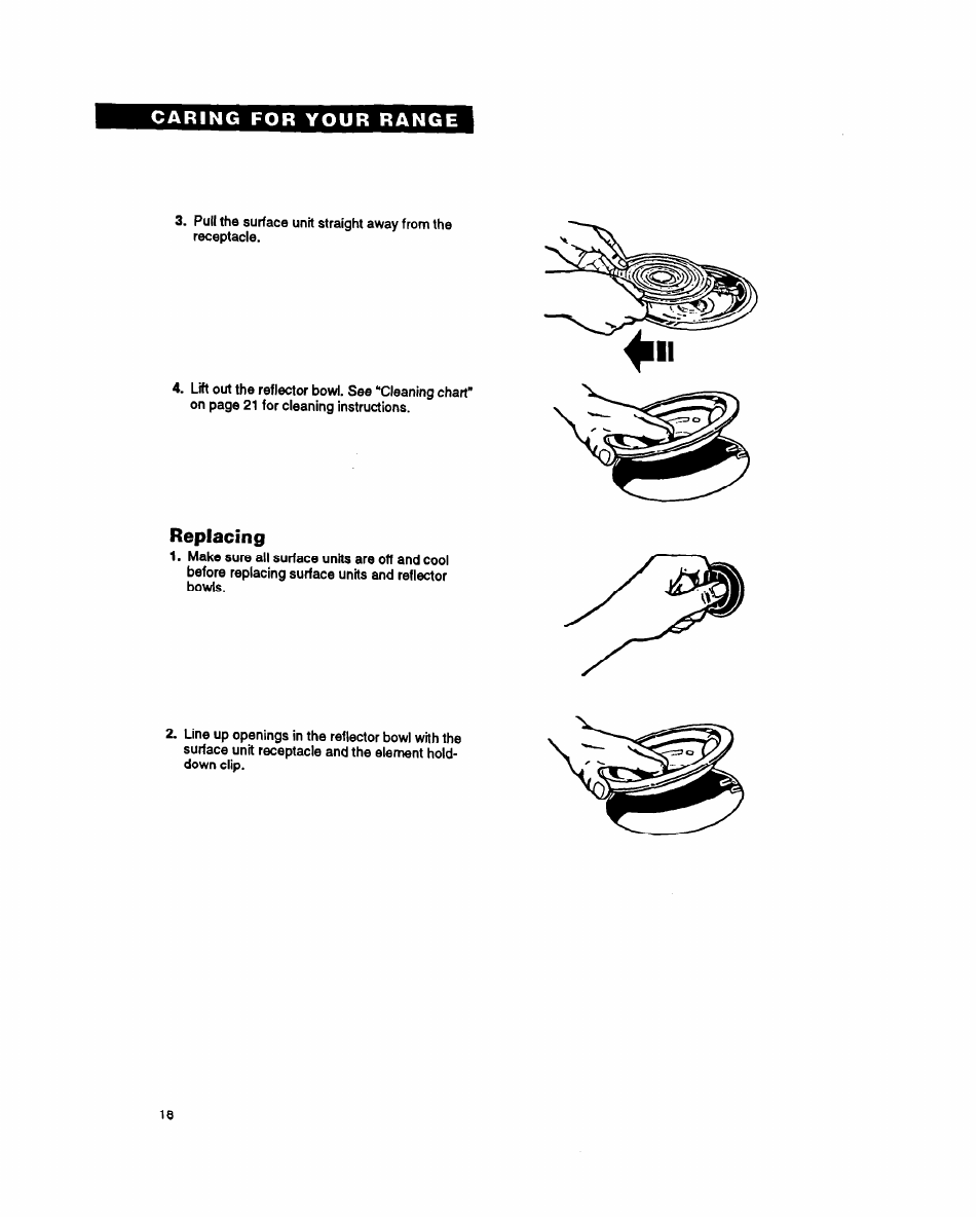 Replacing | Whirlpool FEP320Y User Manual | Page 18 / 28