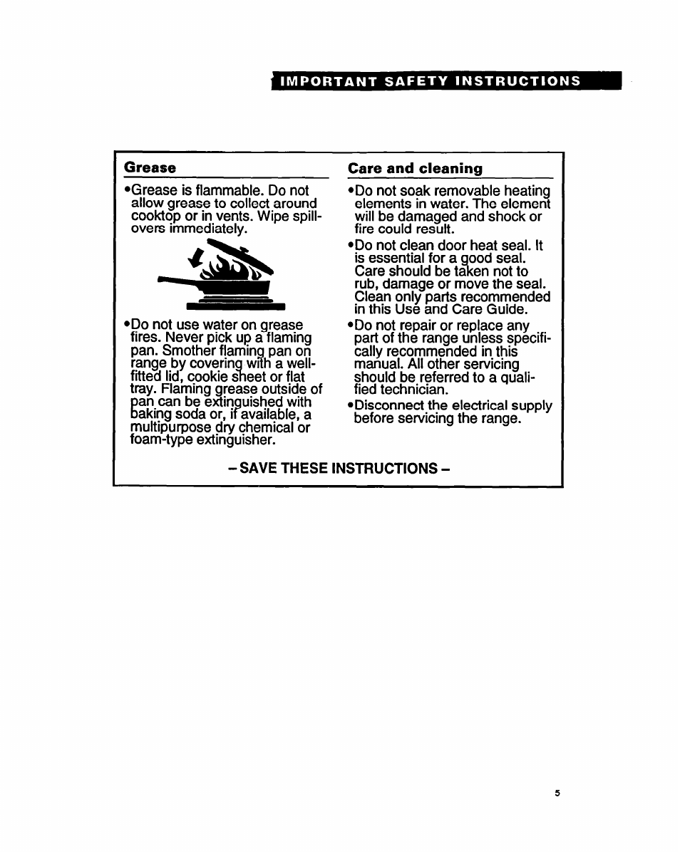Whirlpool FEP320Y User Manual | Page 5 / 28