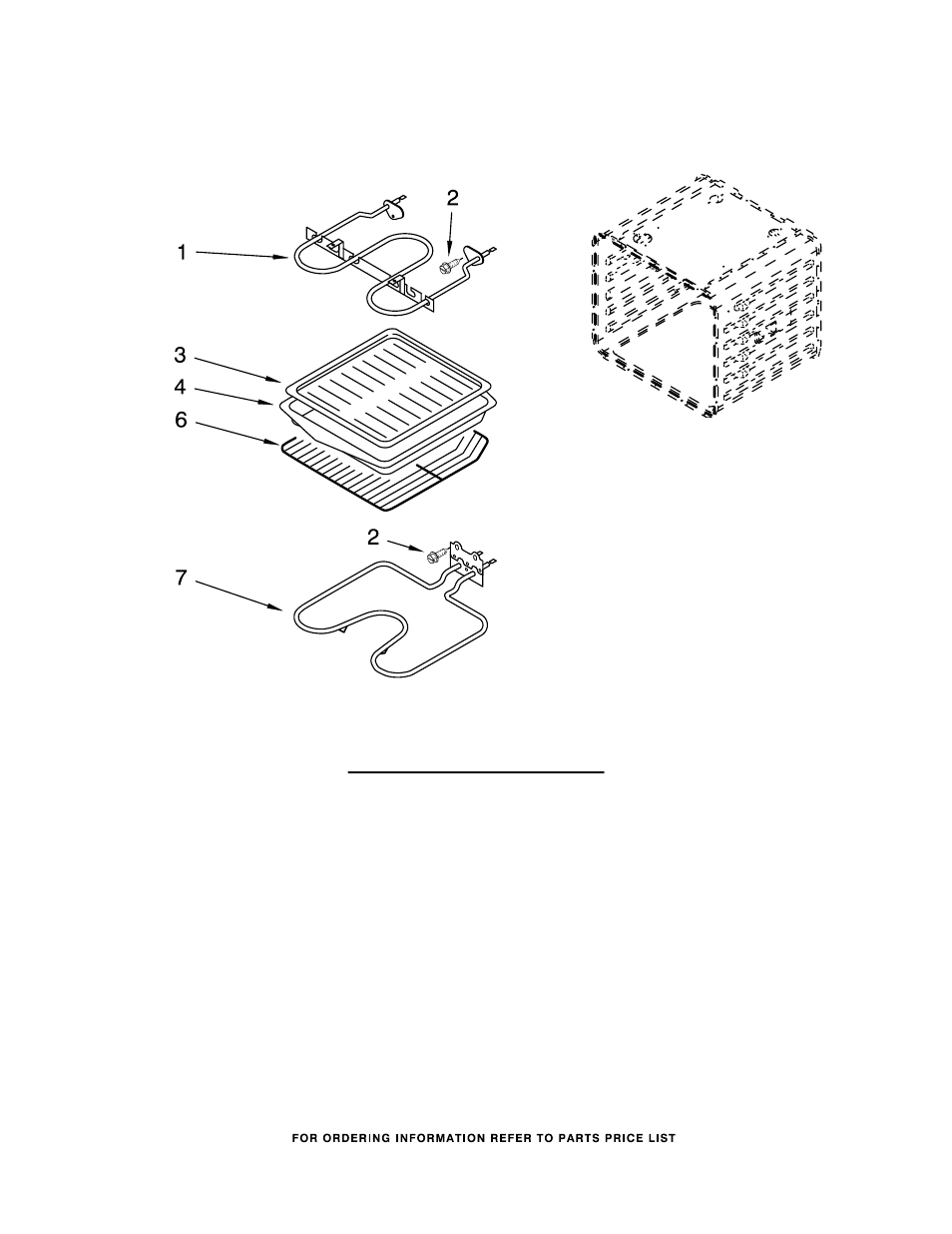 Internal oven, Internal oven parts | Whirlpool GY396LXPQ02 User Manual | Page 7 / 9