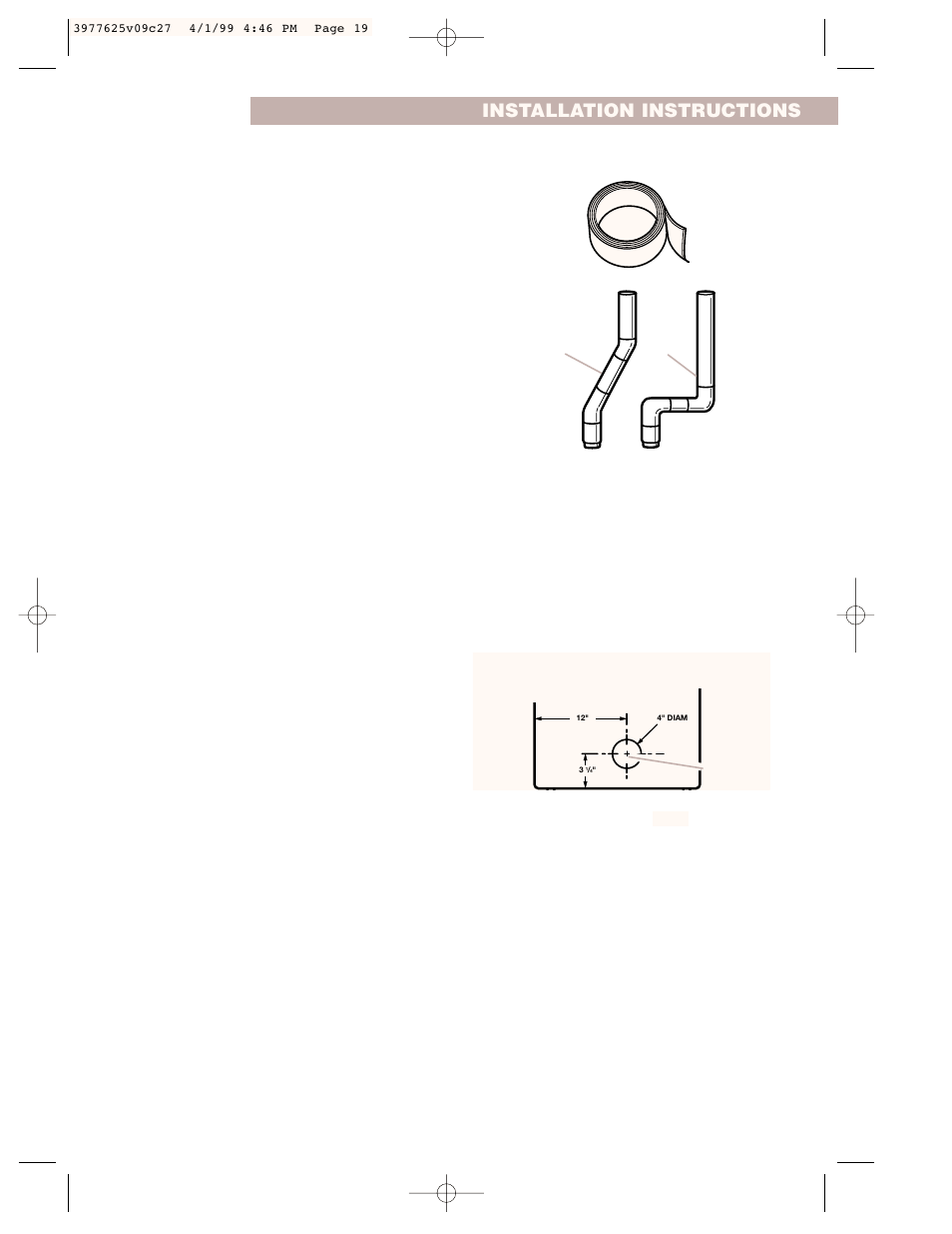 Installation instructions | Whirlpool 240-volt User Manual | Page 19 / 33