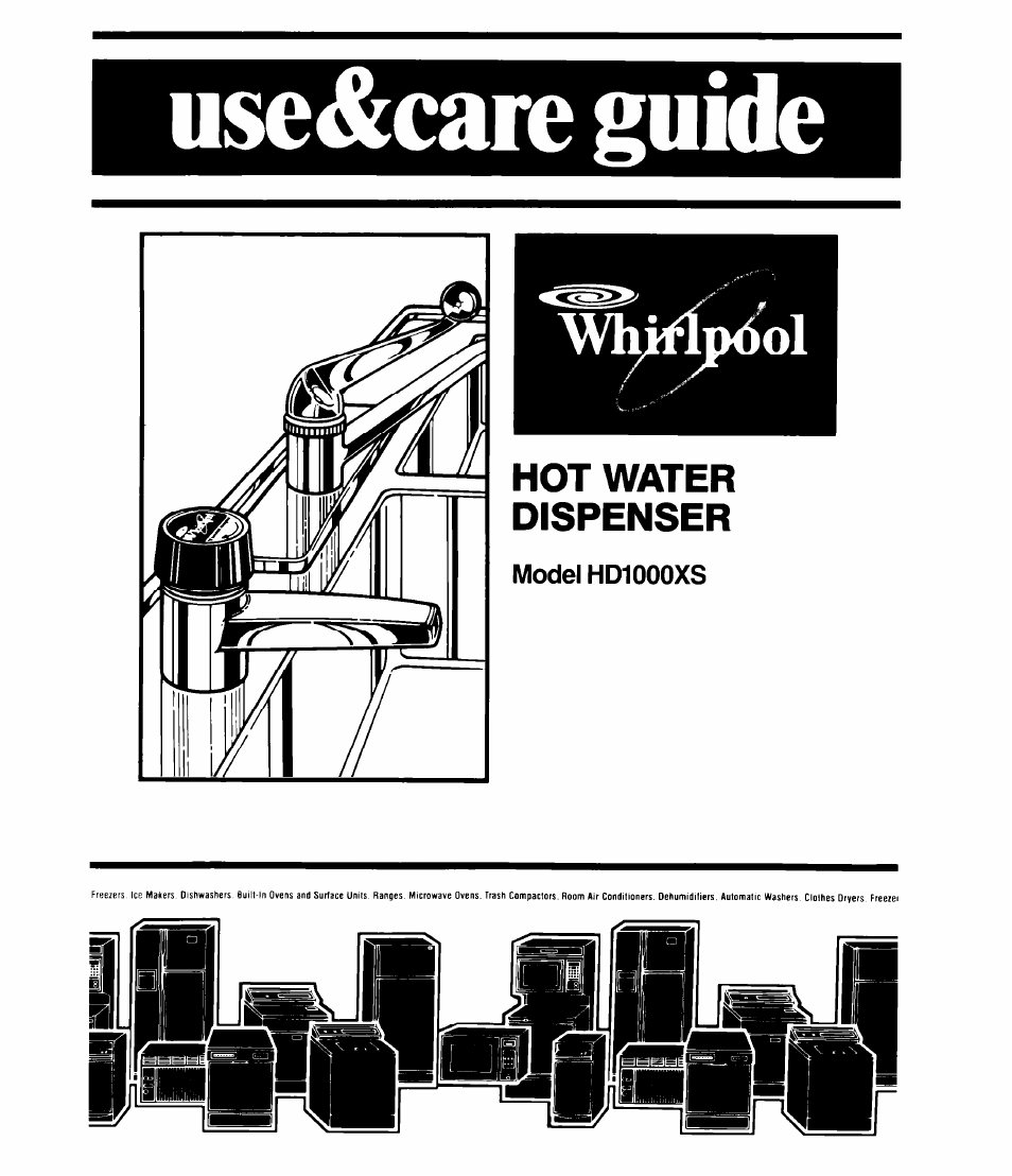 Whirlpool HDIOOOXS User Manual | 6 pages