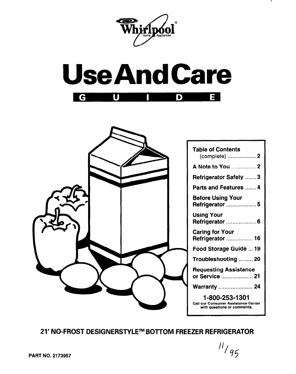 Whirlpool EB21DKXDB01 User Manual | 22 pages