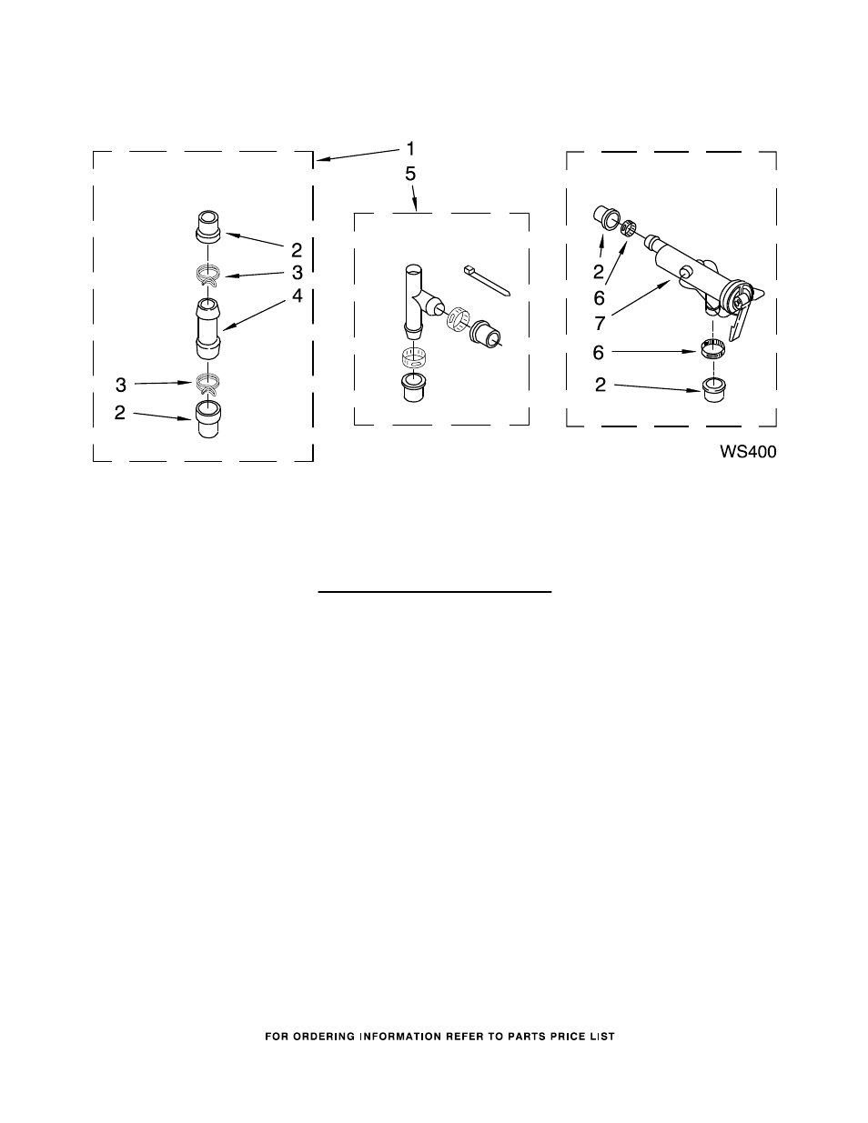 Water system, Water system parts | Whirlpool CAM2742TQ2 User Manual | Page 16 / 17