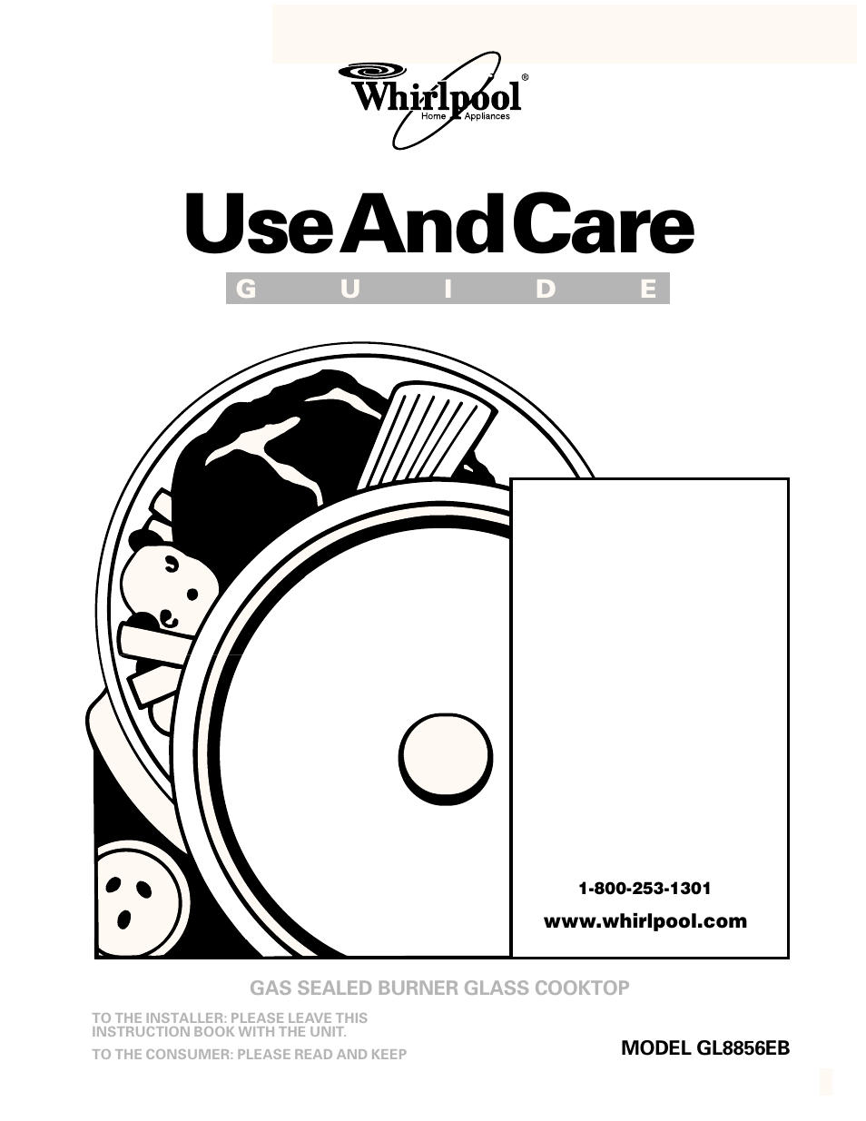 Whirlpool GL8856EB User Manual | 15 pages