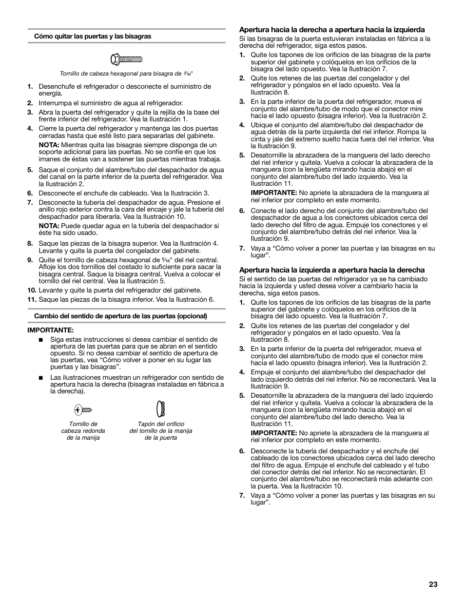Whirlpool 2314473B User Manual | Page 23 / 52