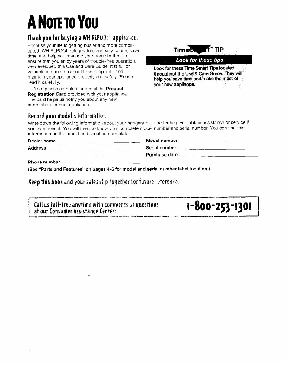 Time, Oieto | Whirlpool ED20TWXDN02 User Manual | Page 2 / 38