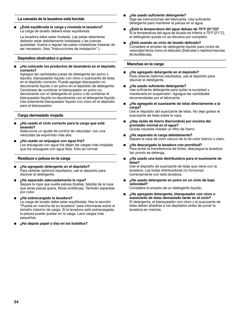 Whirlpool 3955876 User Manual | Page 24 / 40