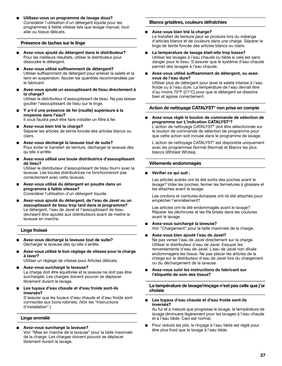 Whirlpool 3955876 User Manual | Page 37 / 40