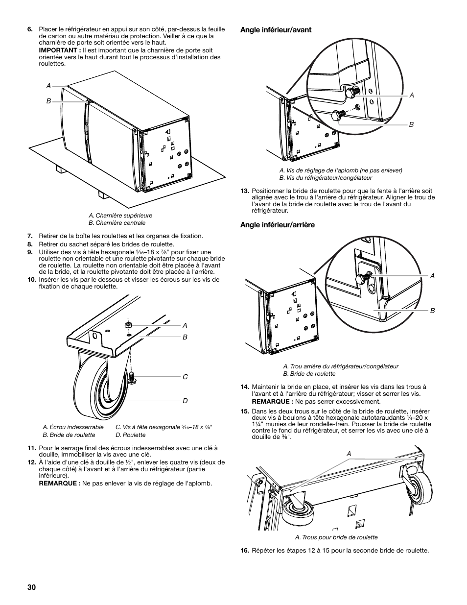 Whirlpool Chillerator GARAGE REFRIGERATOR User Manual | Page 30 / 36