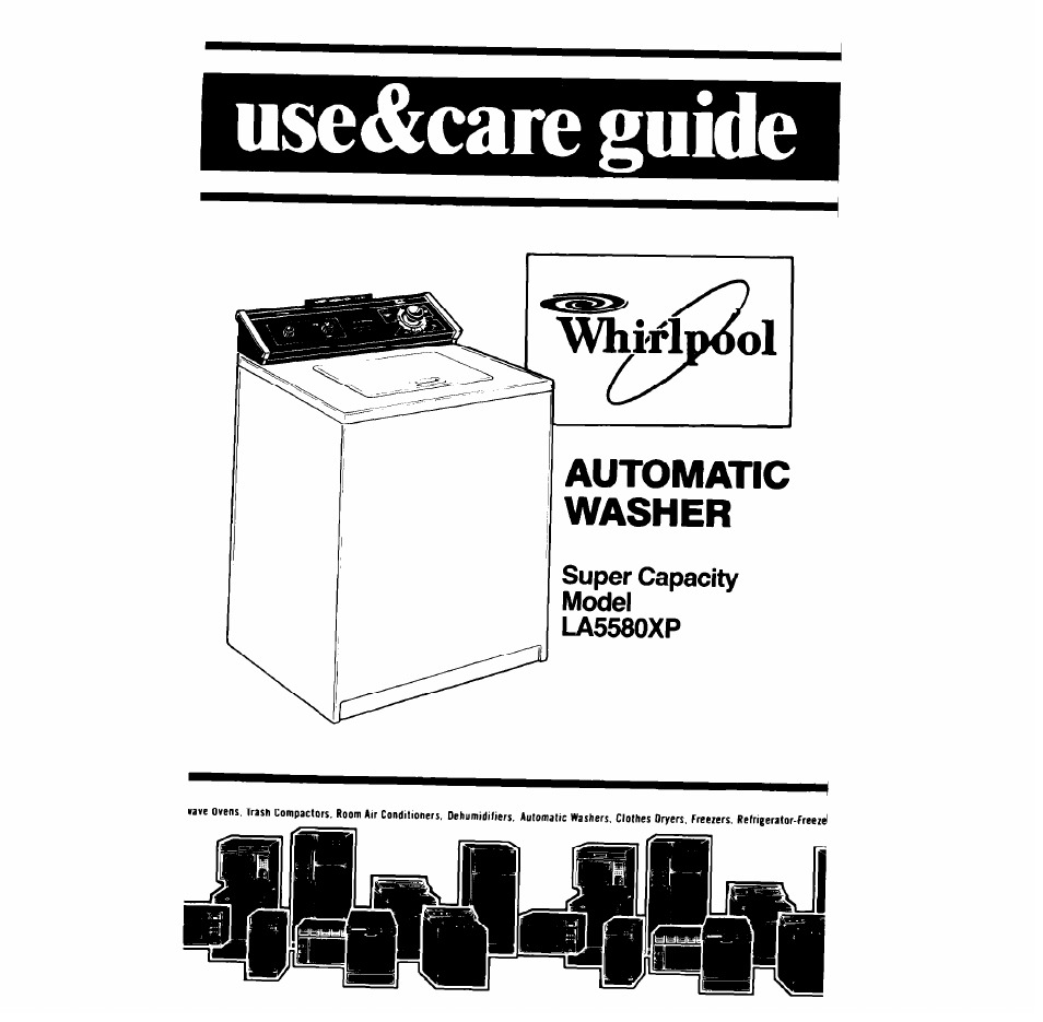 Whirlpool LA558oXP User Manual | 16 pages