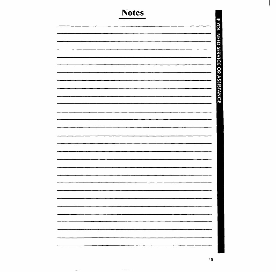 Whirlpool LA558oXP User Manual | Page 15 / 16
