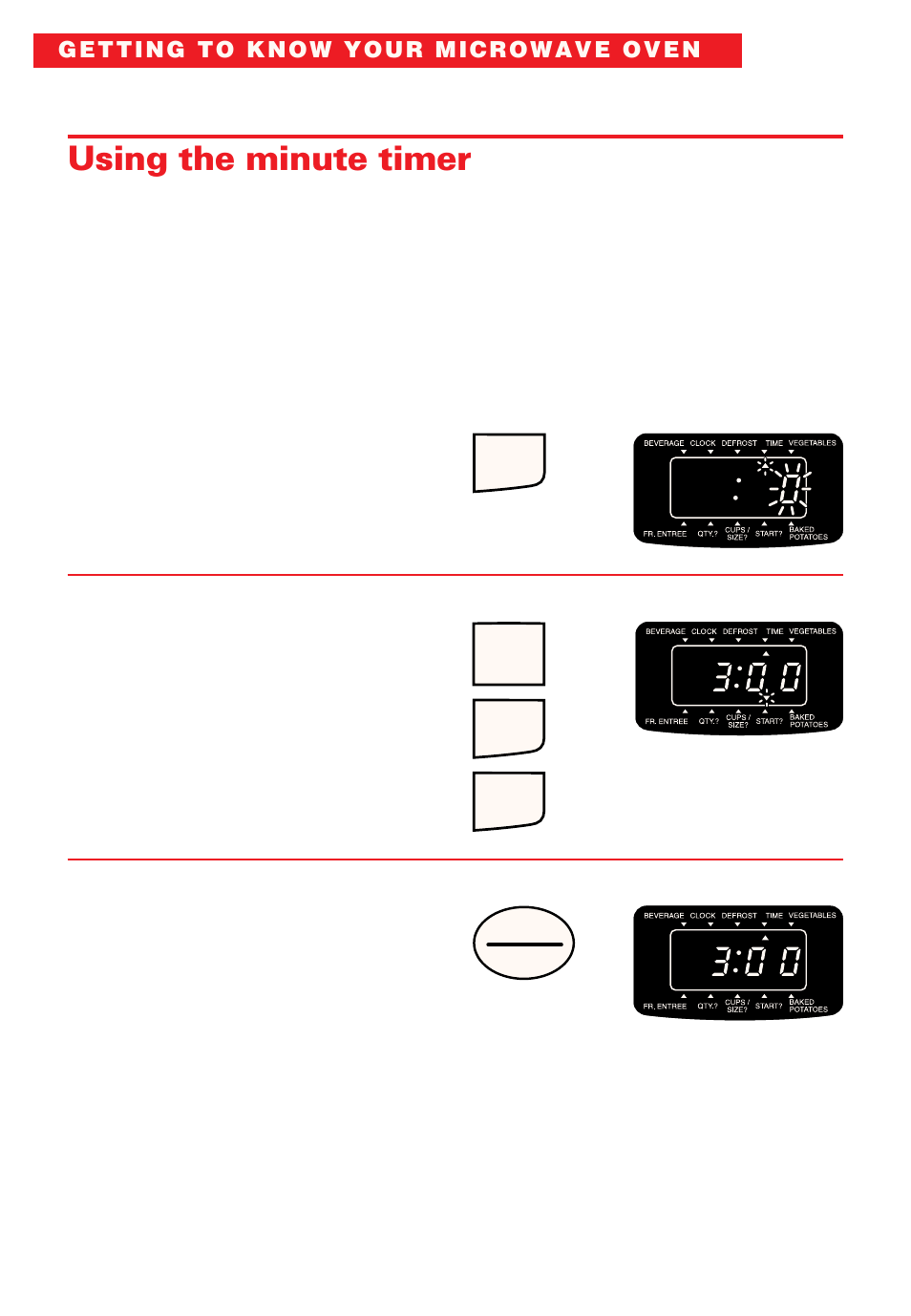 Using the minute timer | Whirlpool YMT8066SE User Manual | Page 18 / 48